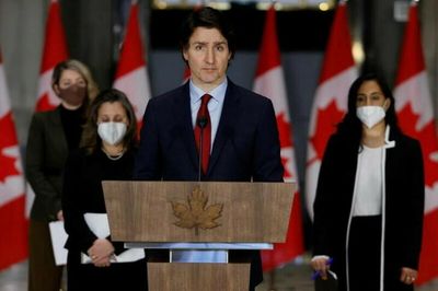 Canada imposes sanctions on Russia's Putin -PM Trudeau