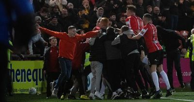Derry City's Jamie McGonigle nets injury time winner against Shamrock Rovers