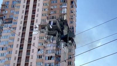 Kyiv residential tower hit by missile as fighting rages: Mayor