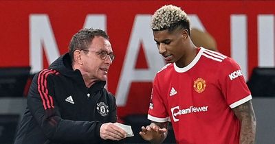 Ralf Rangnick tells Marcus Rashford his "next step" to overcome Man Utd struggles