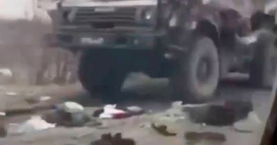 Huge Russian convoy completely destroyed as Ukraine forces launch fierce resistance