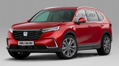 2023 Honda CR-V Unofficially Rendered From Alleged Patent Images