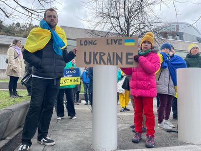 Ukrainians call on Scottish politicians to do more as war protests continue