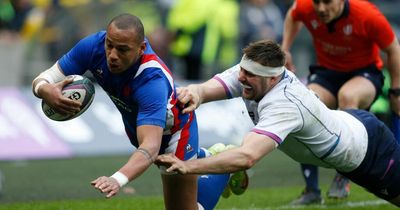 France fire six tries past Scotland away to keep Six Nations Grand Slam hopes alive