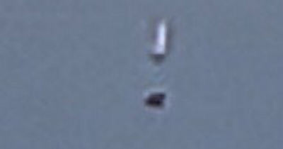 'Levitating can of lager' reappears in skies above Glasgow