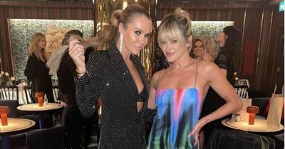 Amanda Holden's lavish birthday celebrations with celebrity pals and 'boob cake'