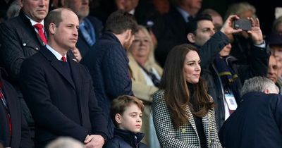 Prince George surprise guest at England v Wales Six Nations with William and Kate