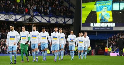 Pep Guardiola reacts to emotional Man City and Everton show of support for Ukraine