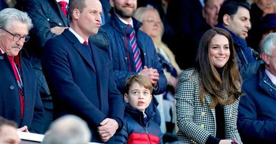 Prince George turned up to England v Wales and didn't know who to support