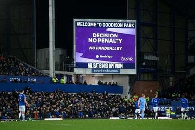 Everton boss Frank Lampard blasts ‘incompetent’ VAR over Rodri handball in Manchester City defeat