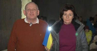 Brit in Ukraine begs for help after Russian invasion leaves family hiding in cellar
