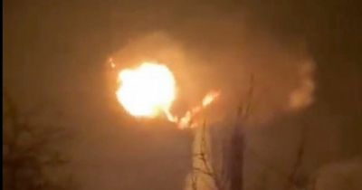 Mushroom cloud erupts over Ukraine city after Russians target gas pipeline