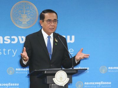 Prayut again vows to stay until March