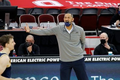 Michigan head coach Juwan Howard reacts to suspension for altercation after Wisconsin game
