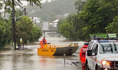 ‘We didn’t really expect it’: Brisbane residents caught off-guard by fast-rising floods
