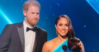 Prince Harry offers support to Ukraine as he and Meghan collect prestigious award