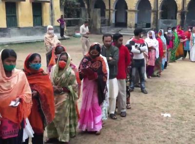 Polling underway for civic polls in West Bengal