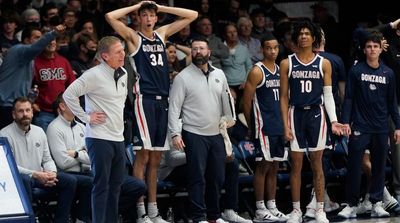 No. 1 Gonzaga’s Loss Breaks NCAA Record for AP Top-10 Losses in One Day