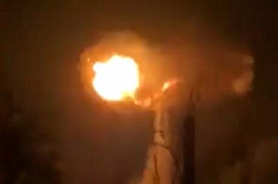 Watch: Huge fireball explodes after missile hits gas pipeline in Ukraine