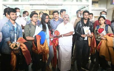 First batch of TN students who arrive from Ukraine, heave a sigh of relief