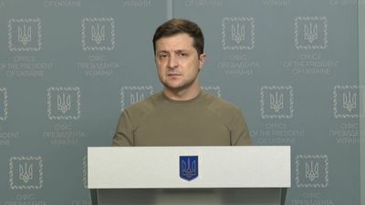 Ukraine's President Zelensky rejects Russia's Belarus peace talks offer, saying it's not neutral