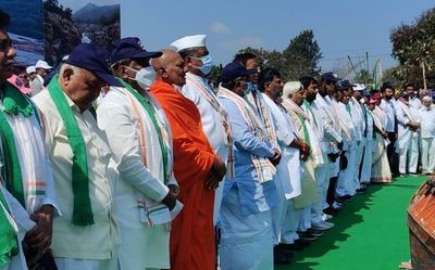 Congress re-launches Mekedatu padayatra in Karnataka