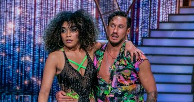 Erica Cody shares pride for Dancing with the Stars partner Denys Samson for 'powering through' amid Russia’s attack on his native Ukraine
