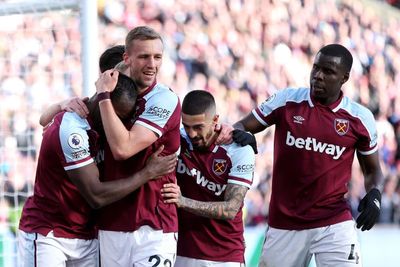 Tomas Soucek on target as West Ham boost Champions League push with Wolves win