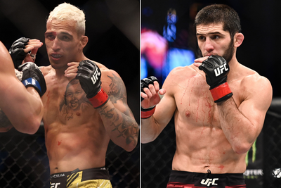 Khabib Nurmagomedov hopes for ‘new blood’ UFC title fight of Charles Oliveira vs. Islam Makhachev