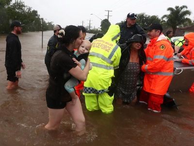 Disaster support for flooded east coast
