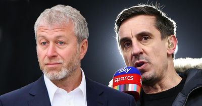 Gary Neville tears into "cowardly" Roman Abramovich for attempting Chelsea "con"
