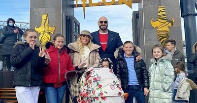 Tyson Fury takes break from training for Dillian Whyte with family day out in Blackpool