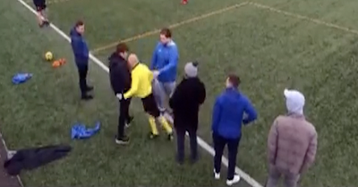 Scots cops probe shocking moment referee headbutts fan during amateur match