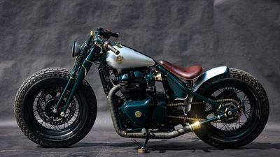 Rajputana Customs' Royal Enfield Bobber Breaks Backs And Necks