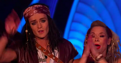 Dancing on Ice star Connor Ball left bleeding after taking a nasty tumble