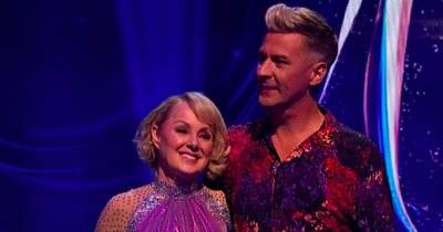 Sally Dynevor voted off Dancing on Ice as judges accuse her of not skating enough