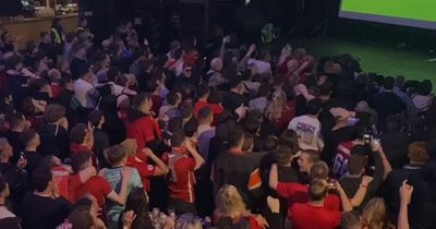 Stunning moment Liverpool bar erupts after penalty shootout win over Chelsea