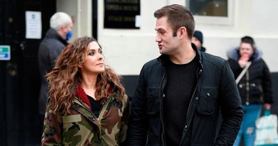 Kym Marsh a far cry from Fatal Attraction horror as she exchanges look of love with husband Scott