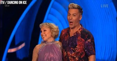 Dancing On Ice's Sally Dynevor admits it's 'time for her to go' as she is voted off