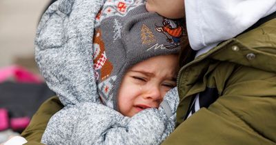 Ukrainian refugees describe the harrowing journey as they flee the Russian invasion