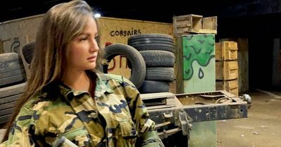 Former Miss Ukraine picks up assault rifle and begins training to fight Russian troops