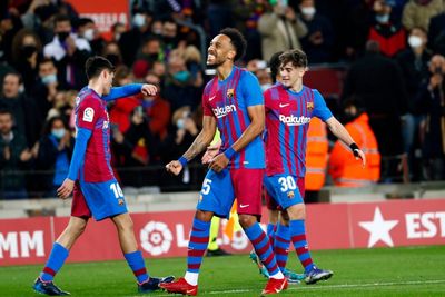 Pierre-Emerick Aubameyang scores again as Barcelona thump Athletic Bilbao