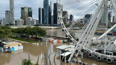 Despite this morning's high tide, Brisbane flood remains under 2011 levels