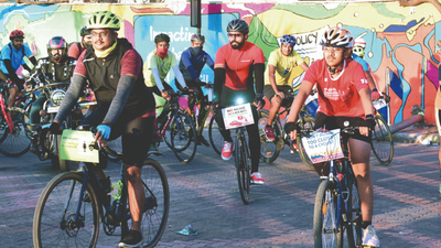 We own the road too: Hyderabad cyclists