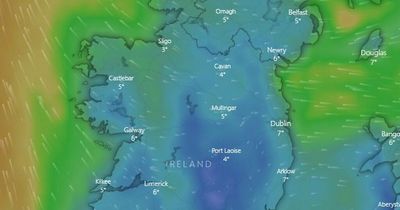 Met Eireann Ireland weather forecast sharp temperature drop with frost and ice