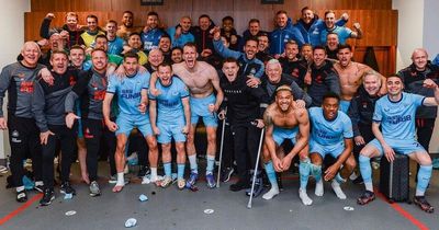 Newcastle dressing room scenes after Brentford win were not what you might imagine after photo