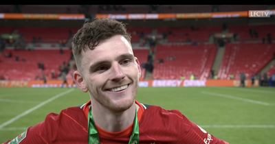Andy Robertson makes 'desperate' Caoimhin Kelleher admission after Liverpool Carabao Cup win