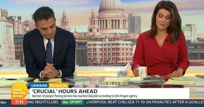 GMB Susanna Reid feels 'physically sick' as she fights back tears over Ukraine tragedy