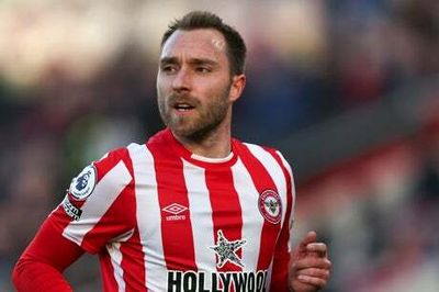 Christian Eriksen focused on Brentford safety after emotional return to football following cardiac arrest