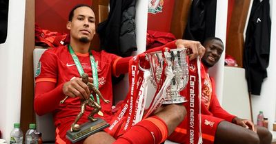 Inside Liverpool's Wembley dressing room celebrations as Reds stars eye new trophy goal